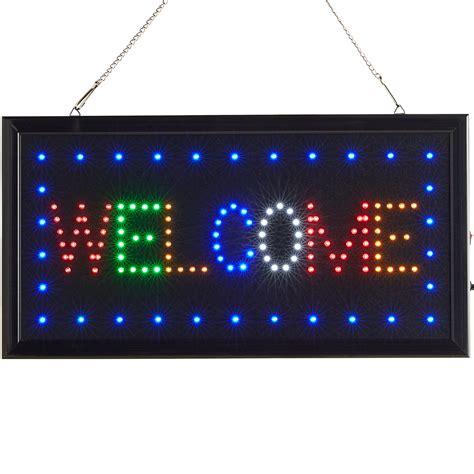 Choice 19 X 10 Led Rectangular Welcome Sign With Two Display Modes