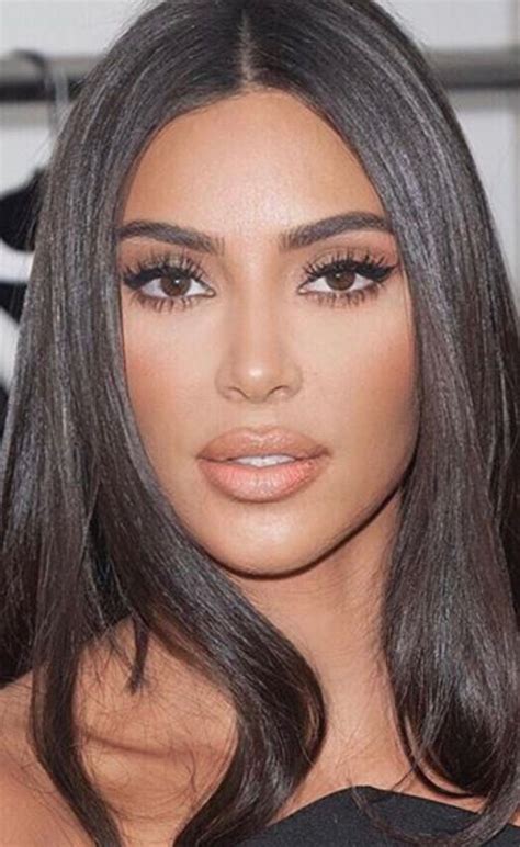 Kim Kardashian Makeup Kardashian Style Brunette Beauty Hair Beauty