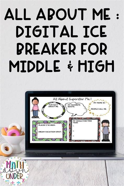 Check out this stem careers bingo game for elementary or middle and high school. All About Me - Digital Ice Breaker Activity for Middle ...