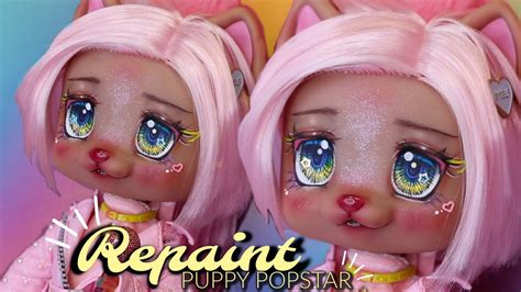 Repaint Pastel Puppy Popstar Ooak Rainbow High Vip Pets Hybrid Custom