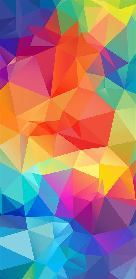 Polygon Vector Colourful High Res Vibrant Hd Phone Wallpaper Peakpx