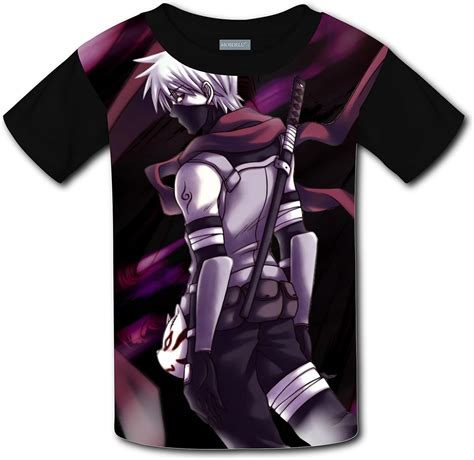 Ilylhsmm Kakashi Hatake Unisex Kids Short Sleeve T Shirt 3d Print