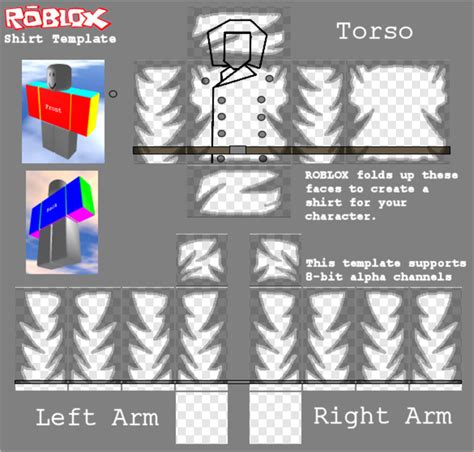 Roblox Shirt Template Free Icon Library