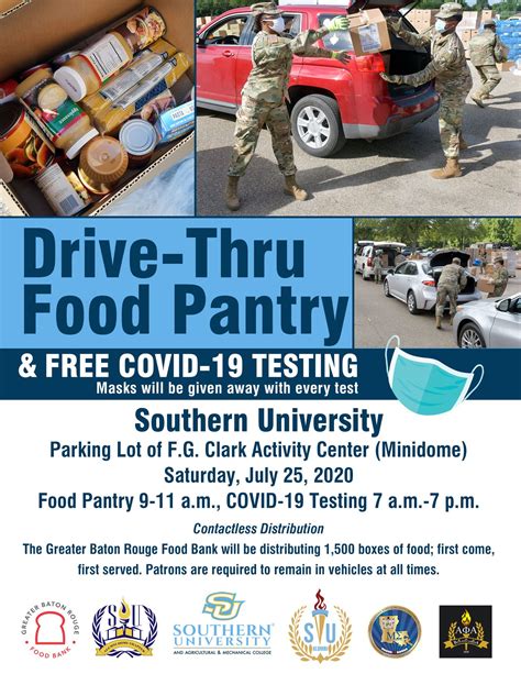 Food will be distributed from 10 a.m. SU hosting drive-thru food pantry event, free COVID-19 testing