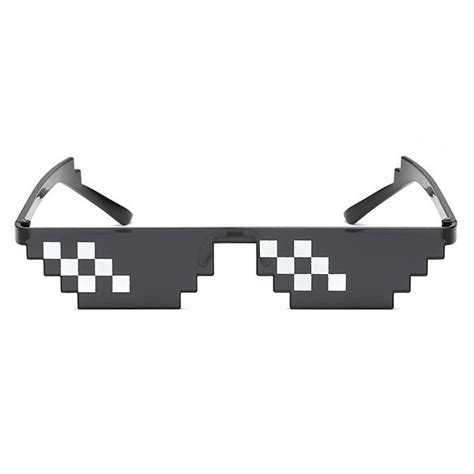 Cool Mosaic Glasses Deal With It 8 Bit Pixel Thug Life Sunglasses Party Eyewear Ebay