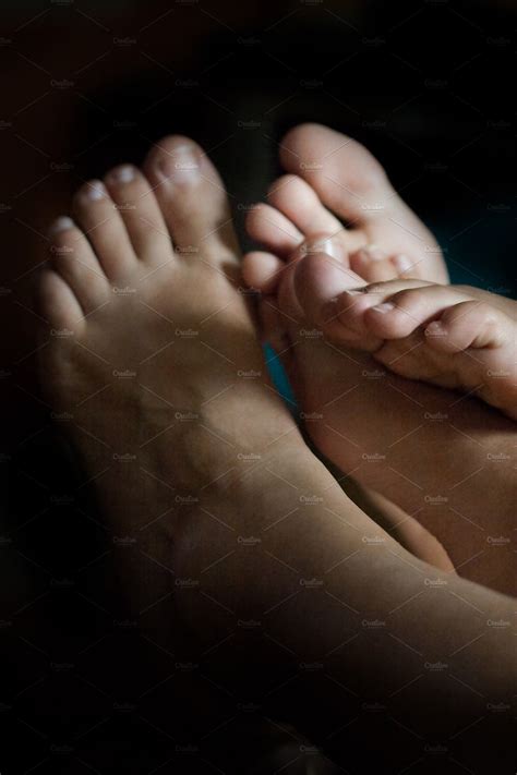 Mother And Daughters Feet ~ People Photos ~ Creative Market