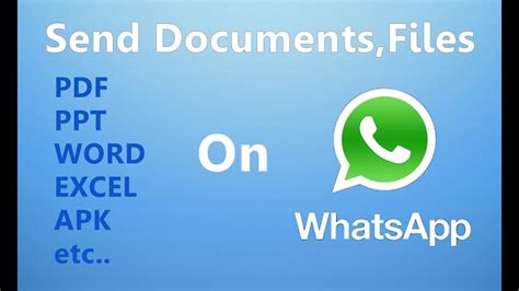 Send Documentsfiles On Whatsapp Using Whatstools App Youtube