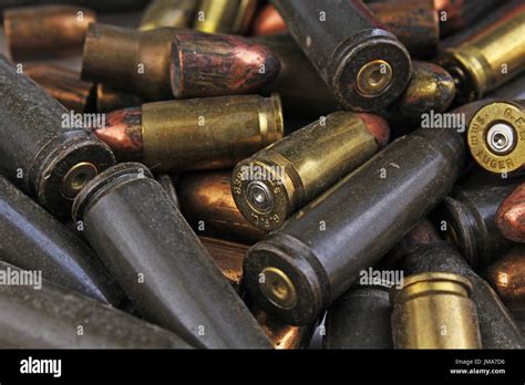 Heap Of Gun Bullets Weapon Cartridge Case Sleeve Background Texture 7