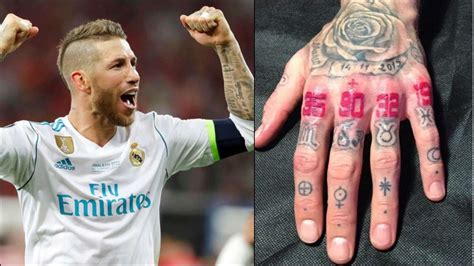 √ Ramos Tattoo Meaning Oh My Goal Sergio Ramos These 4 Tattoos