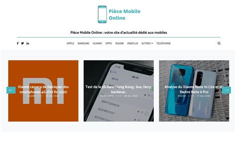 Piéce Mobile Online Le Site Dactualités Des Plus Grandes Marques De