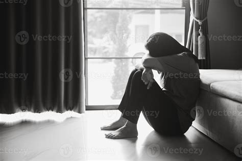 Schizophrenia With Lonely And Sad In Mental Health Depression Concept