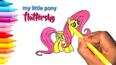 Anda dapat memainkan banyak variasi game, dari mewarnai biasa ke lomba tegang. Fluttershy Menggambar Dan Mewarnai Kuda Poni My Little ...
