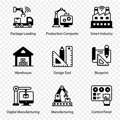 Robotic Process Automation Vector Png Images Pack Of Industry And