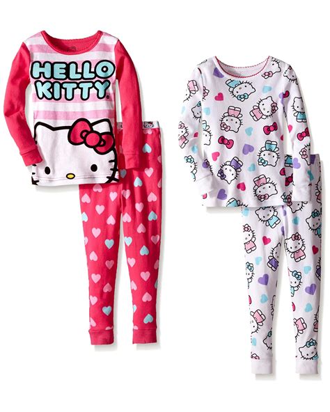 Komar Kids Girls Hello Kitty 4 Piece Cotton Sets Walmart Canada
