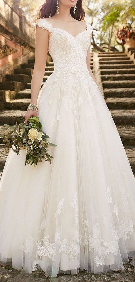 The Lace Wedding Dress With Cap Sleeves Is An Instant Classic From