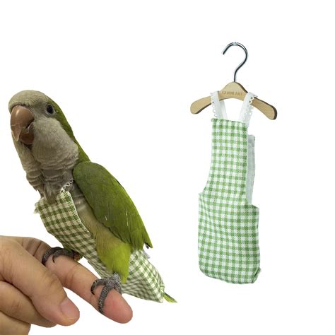 Guanlant Quaker Parrot Flight Suits Diapers For Monk Parakeets
