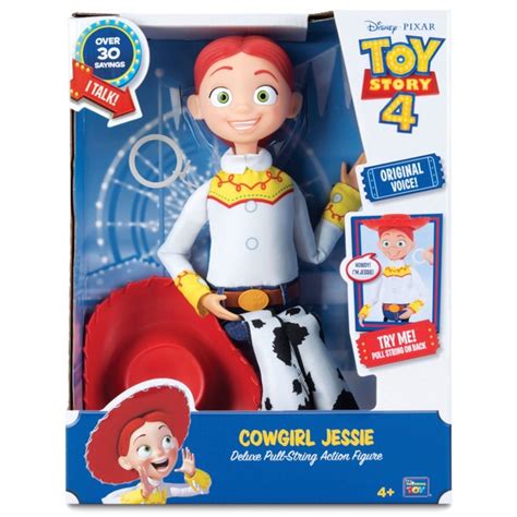 Cowgirl Jessie Deluxe Pull String 35cm Action Figure Toy Story 4