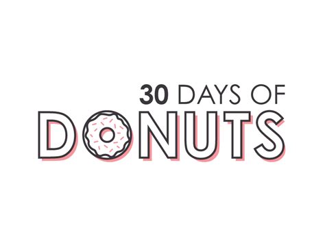 30 Days Of Donuts By Michelle Gray On Dribbble