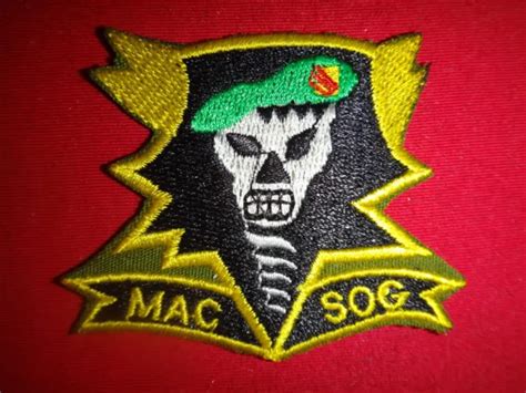 Vietnam War Us 5th Special Forces Group 2nd Lieutenant Rank Beret Patch