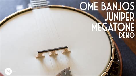 Ome Banjos Juniper Megatone Bluegrass Resonator Demo Youtube