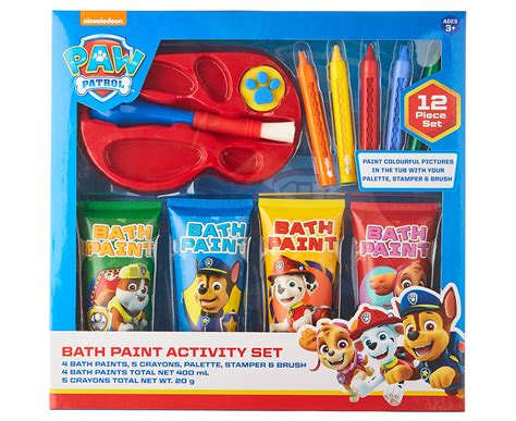 Paw Patrol Bath Paint Activity Set Nz