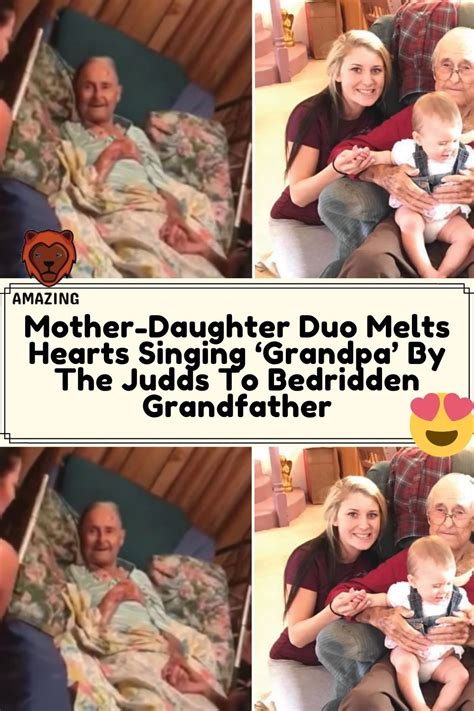 Mother Daughter Duo Melts Hearts Singing Grandpa By The Judds To