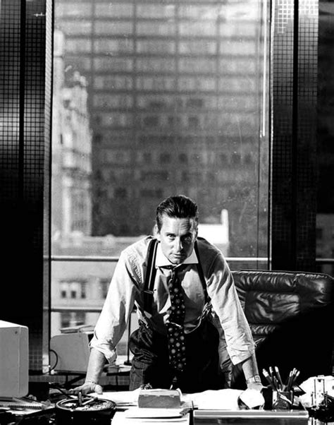 Michael Douglas As Gordon Gekko In Wall Street 1987 Wall Street
