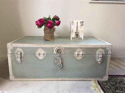 Tsraa found in tsr category 'coffee tables'. Shabby Chic Trunk Coffee Table - Chest Cargo Crate ...