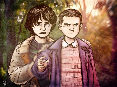 Mike and Eleven by GarrettByers on DeviantArt