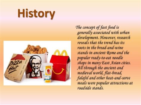 Fast food wrote its way to the family's homes more than six decades ago. Fast food benefits and health risks