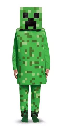 Disfraz Para Niño Minecraft Creeper Large Hallowen Envío Gratis