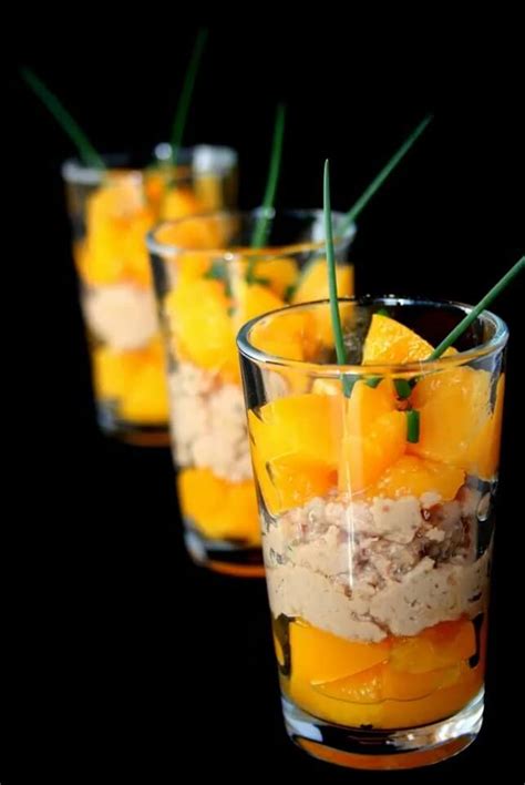 Verrine thon et pêches