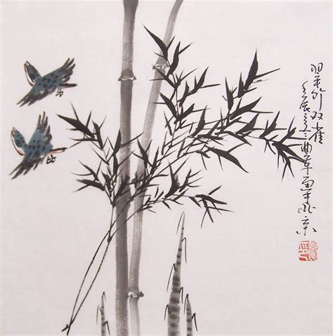 Original Chinese Traditional Painting Bamboo Painting Ink By Art68