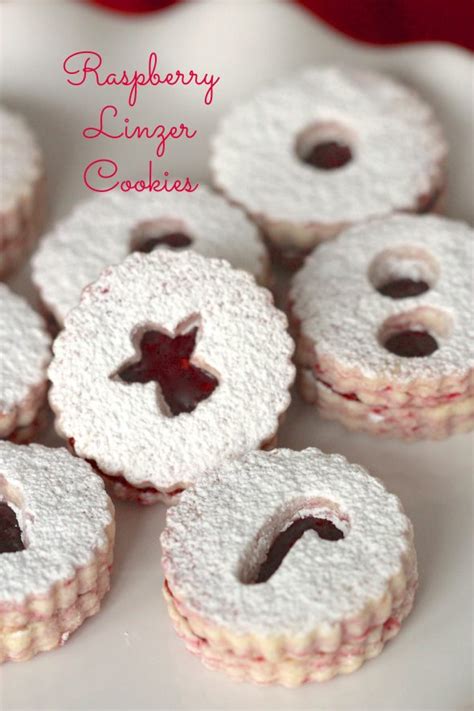 Raspberry Linzer Cookies Sweetopia