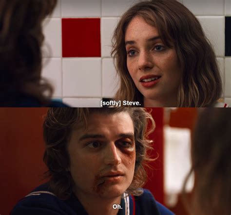 To celebrate, we're bringing you some memes that might just compete with that beautiful hair on our crush, steve harrington. Steve x Robin - Stranger things | Stranger things, Stranger, Steve