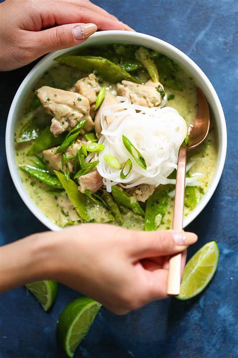 Thai Green Chicken Curry With Coconut Milk Delicious Thai Green Curry
