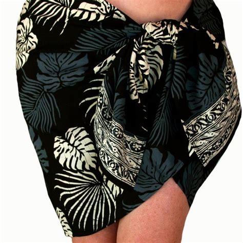 hawaiian beach sarong pareo tropical leaf sarong womens