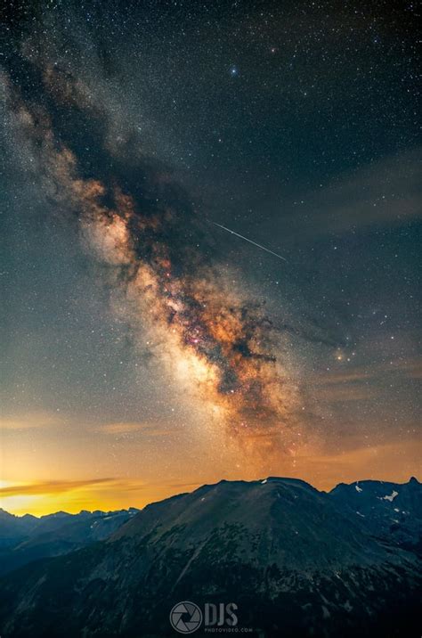 The Milky Way Over Rocky Mountain National Park Co Rastronomy