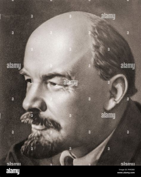 Vladimir Ilyich Ulyanov Known As Lenin 1870 1924 Russian Politician