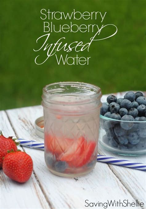 Blueberry Strawberry Infused Water Recipe Strawberry Infused Water