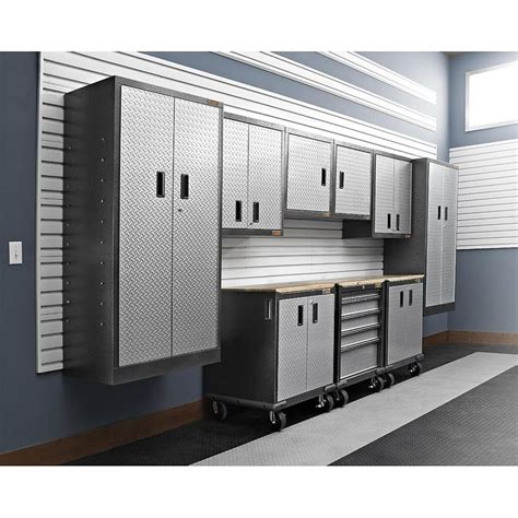 Gladiator® garage storage includes cabinets, shelving, wall systems, workbenches and more to help you keep your gear organized, protected. Gladiator 48 in. GearWall® Panels (2-Pack) 2 | Gladiator ...