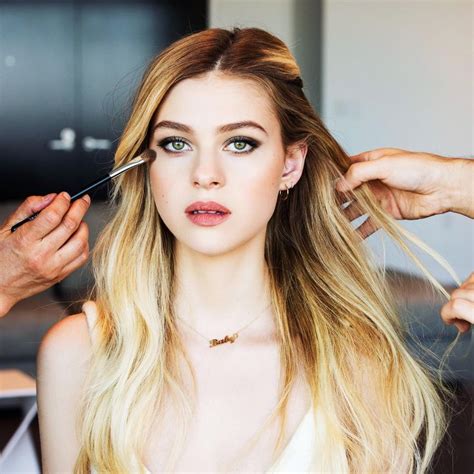 Exclusive Get Ready With Nicola Peltz For Our Fresh Faces Party Glam Squad In Action Marie