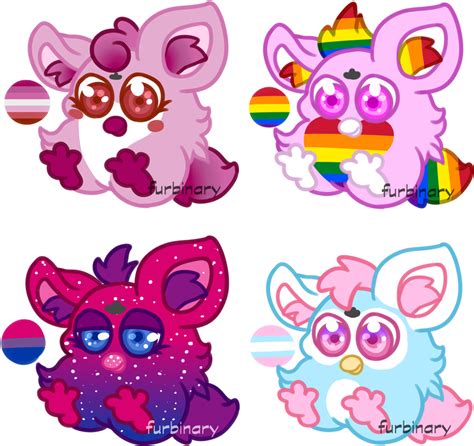 Furby Its Coming Out Day So I Did Some Furby Pride Adopts Png