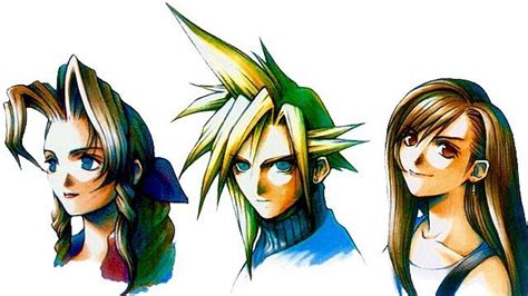Aerith Cloud And Tifa Kingdom Hearts Art Final Fantasy Vii Final Fantasy