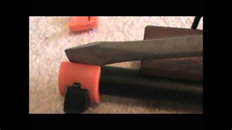 How To Remove A Orange Tip From A Airsoft Thompson Youtube
