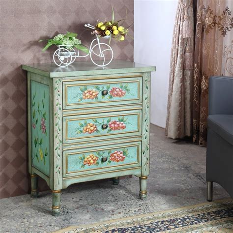 Try our free drive up. Luxury Vintage Style Hand-Painted Antique Green Cabinet 3 ...