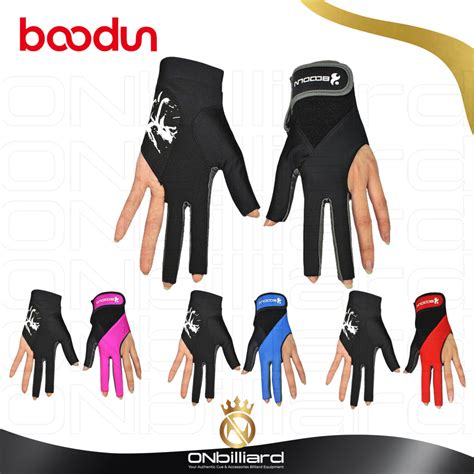 Jual Sarung Tangan Billiard Boodun Glove Open Finger Original Shopee