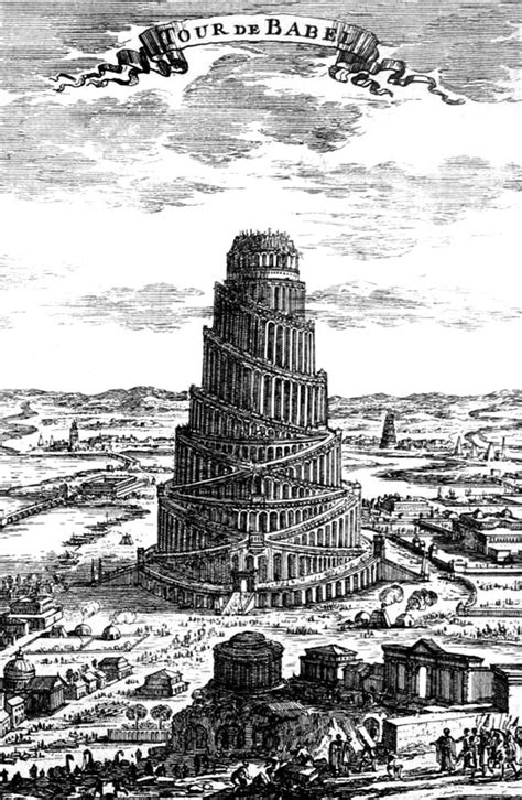 Posterazzi Tower Of Babel 17th Century Rolled Canvas Art Science
