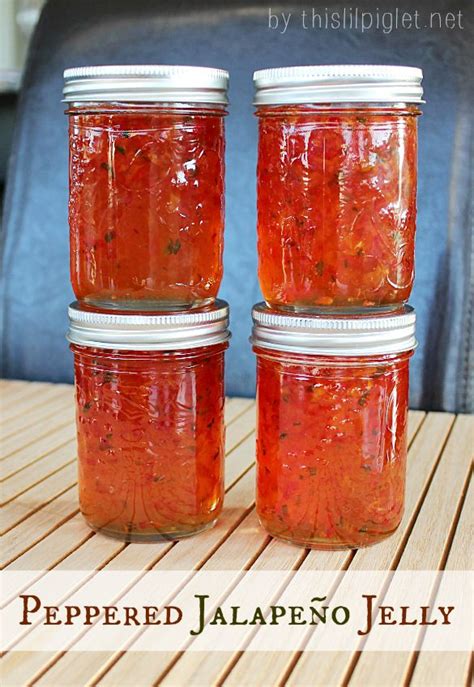 Peppered Jalapeño‎ Jelly Canning Recipe This Lil Piglet Recipe