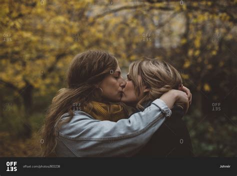 Women Kissing From The Offset Collection Stock Photo OFFSET